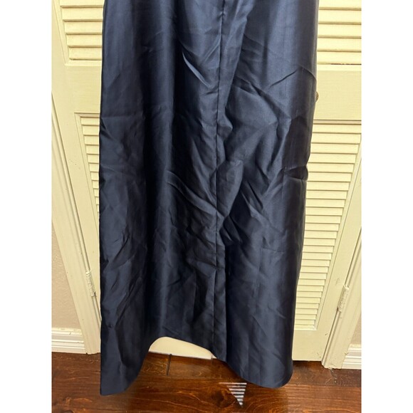 ALFRED SUNG D811S Midnight OFF THE SHOULDER Aline POCKETS Bridesmaid GOWN 10 - Picture 9 of 10